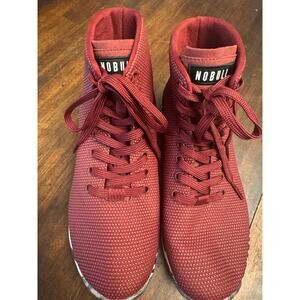 Nobull maroon high tops women's size 8